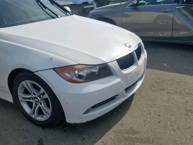 WBAVC575X8NK77469 - 2008 BMW 328 I SULE WHITE photo 9