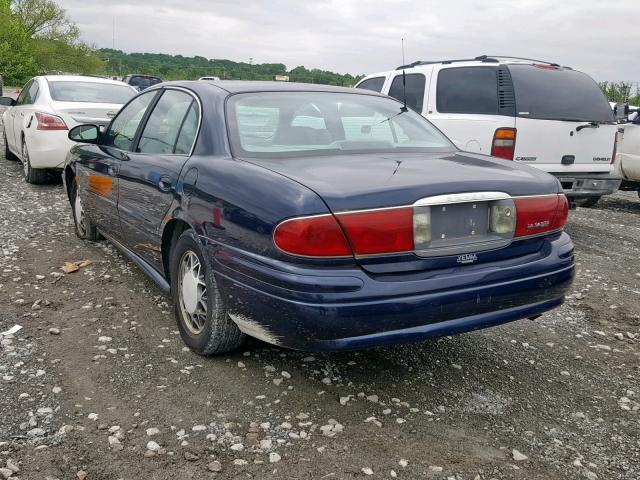 1G4HP54K844150147 - 2004 BUICK LESABRE CU BLUE photo 3