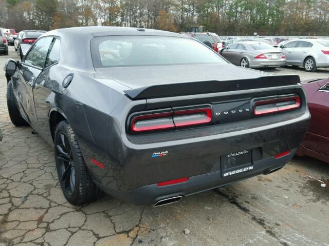 2C3CDZAG8GH315608 - 2016 DODGE CHALLENGER BLACK photo 3