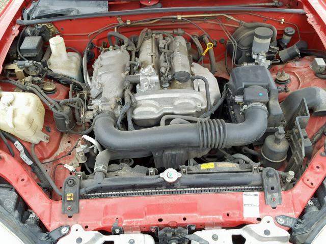 JM1NB353320228369 - 2002 MAZDA MX-5 MIATA RED photo 7