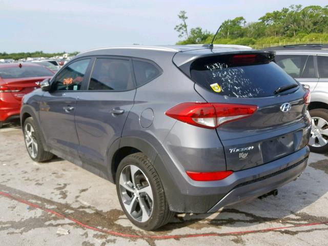 KM8J33A20GU107724 - 2016 HYUNDAI TUCSON LIM GRAY photo 3