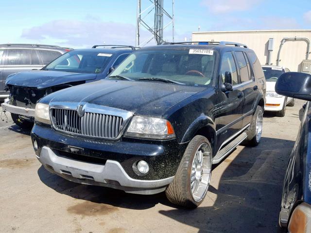 5LMEU88H64ZJ31978 - 2004 LINCOLN AVIATOR BLACK photo 2