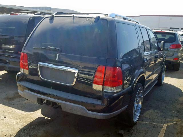 5LMEU88H64ZJ31978 - 2004 LINCOLN AVIATOR 黑色 照片 4