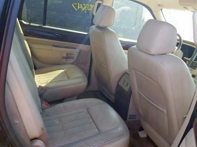 5LMEU88H64ZJ31978 - 2004 LINCOLN AVIATOR 黑色 照片 6