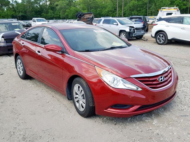 5NPEB4AC2BH174710 - 2011 HYUNDAI SONATA GLS MAROON photo 1