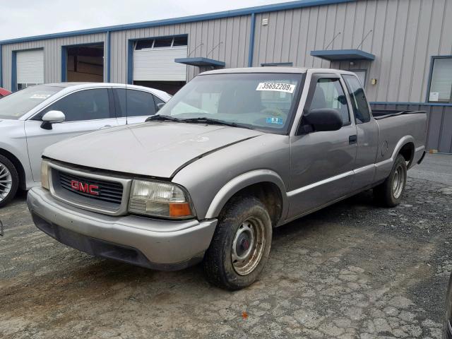 1GTCS19W0YK232201 - 2000 GMC SONOMA CHARCOAL photo 2