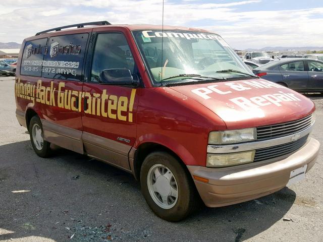 1GNDM19W8YB122132 - 2000 CHEVROLET ASTRO RED photo 1