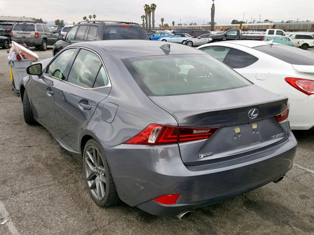 JTHBA1D20G5031090 - 2016 LEXUS IS 200T GRAY photo 3