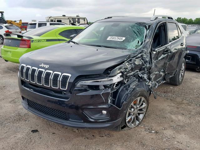 1C4PJMLB6KD273598 - 2019 JEEP CHEROKEE L BLACK photo 2