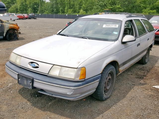 1FACP55U7MA209730 - 1991 FORD TAURUS L SILVER photo 2