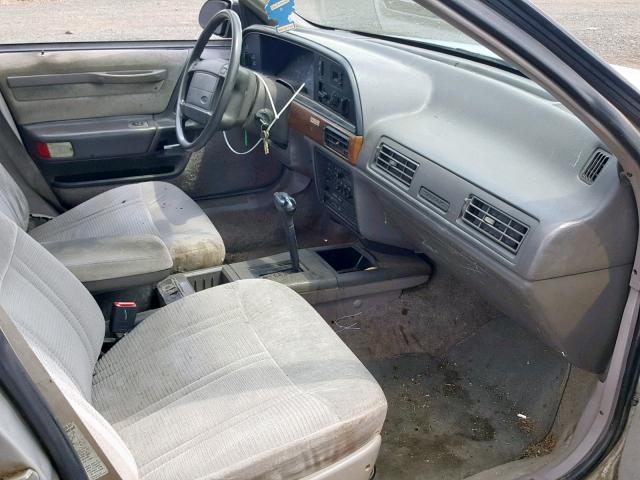 1FACP55U7MA209730 - 1991 FORD TAURUS L SILVER photo 5