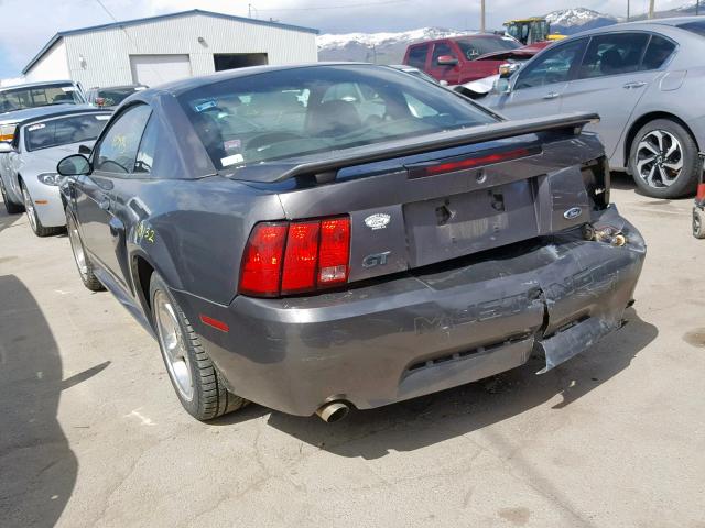 1FAFP42X33F393930 - 2003 FORD MUSTANG GT CHARCOAL photo 3