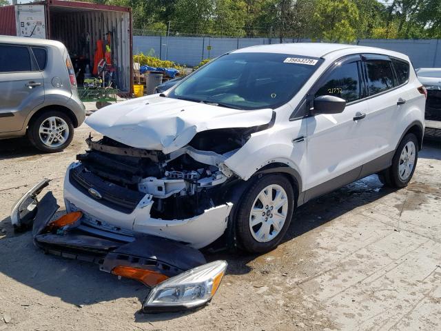 1FMCU0F75GUA35833 - 2016 FORD ESCAPE S WHITE photo 2