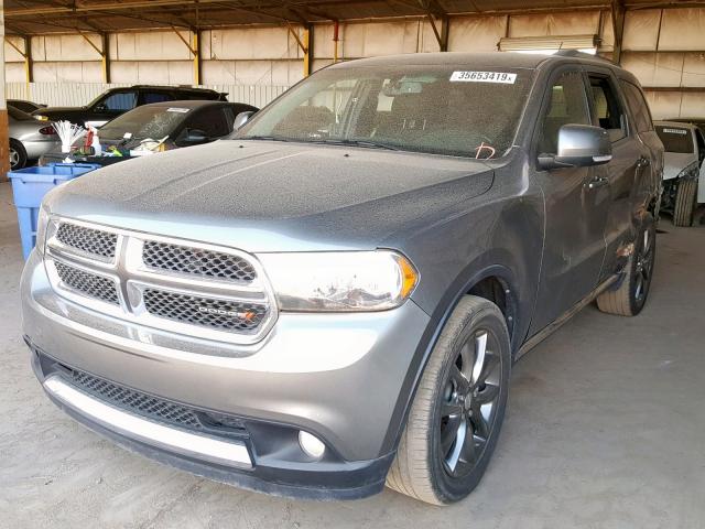 1C4RDJDG4CC309126 - 2012 DODGE DURANGO CR GRAY photo 2