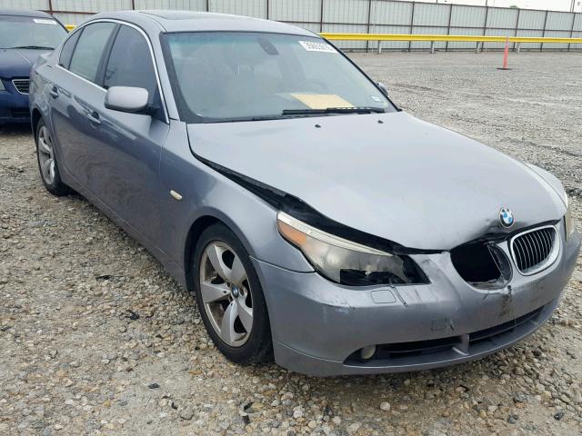 WBANE53567CW61761 - 2007 BMW 525 I GRAY photo 1