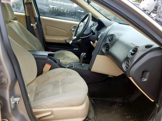 2G2WP552661160527 - 2006 PONTIAC GRAND PRIX GOLD photo 5