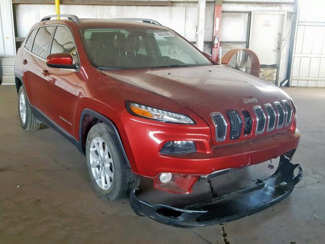 1C4PJLCB9HW521933 - 2017 JEEP CHEROKEE L RED photo 1