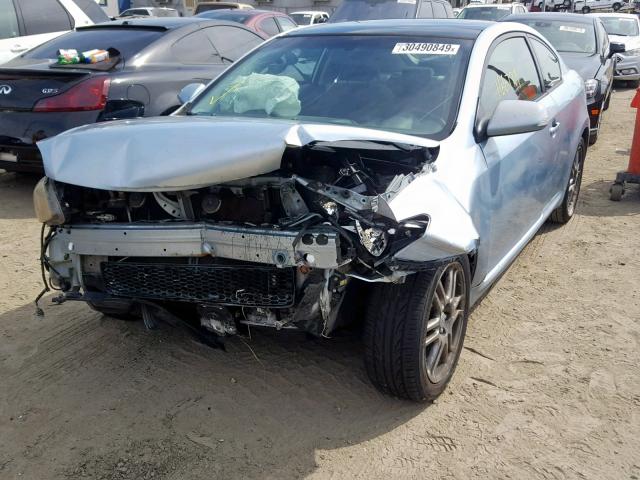 JTKDE177860095338 - 2006 TOYOTA SCION TC BLUE photo 2