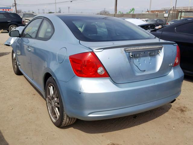 JTKDE177860095338 - 2006 TOYOTA SCION TC BLUE photo 3