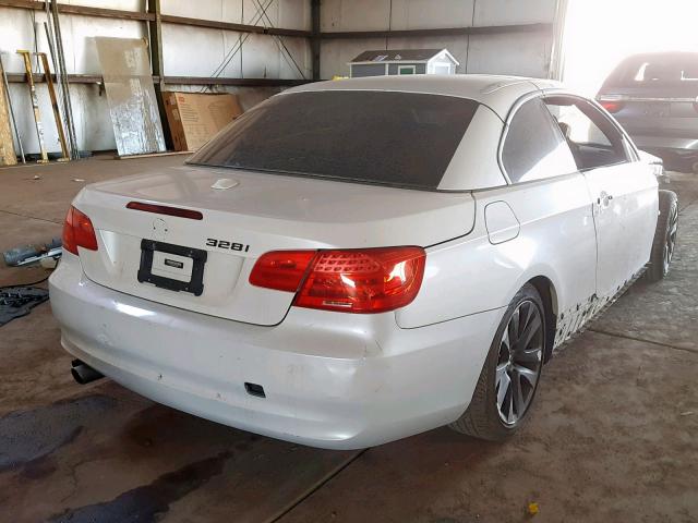 WBADW7C5XCE728218 - 2012 BMW 328 I SULE WHITE photo 4