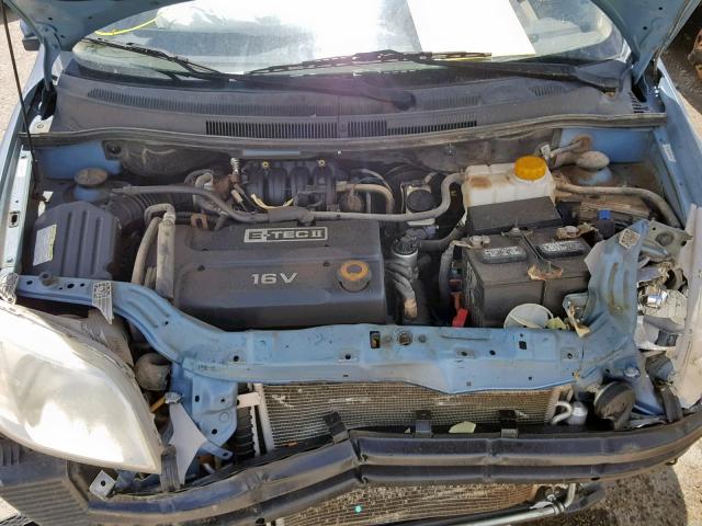 KL1TD56648B105710 - 2008 CHEVROLET AVEO BASE Mavi foto 7