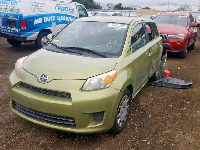 JTKKU10479J050240 - 2009 TOYOTA SCION XD GREEN photo 2