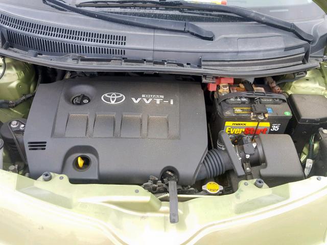 JTKKU10479J050240 - 2009 TOYOTA SCION XD GREEN photo 7