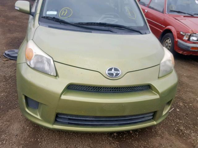 JTKKU10479J050240 - 2009 TOYOTA SCION XD GREEN photo 9