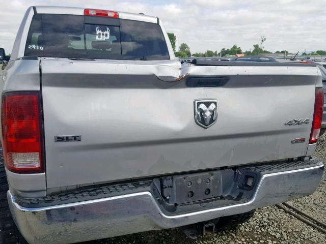 3C6UD5DL2CG299277 - 2012 DODGE RAM 2500 S ვერცხლისფერი ფოტო 9