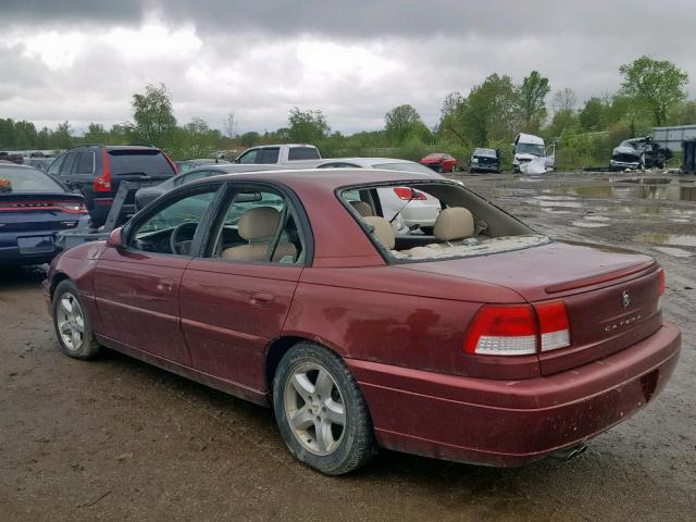 W06VR54RXYR080451 - 2000 CADILLAC CATERA MAROON photo 3