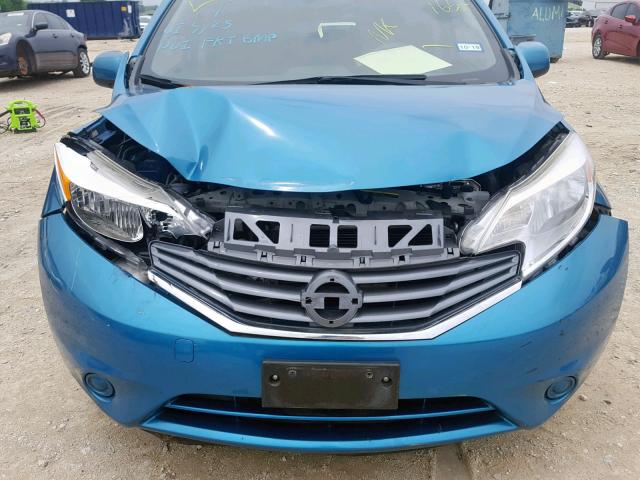 3N1CE2CP7EL388165 - 2014 NISSAN VERSA NOTE BLUE photo 9