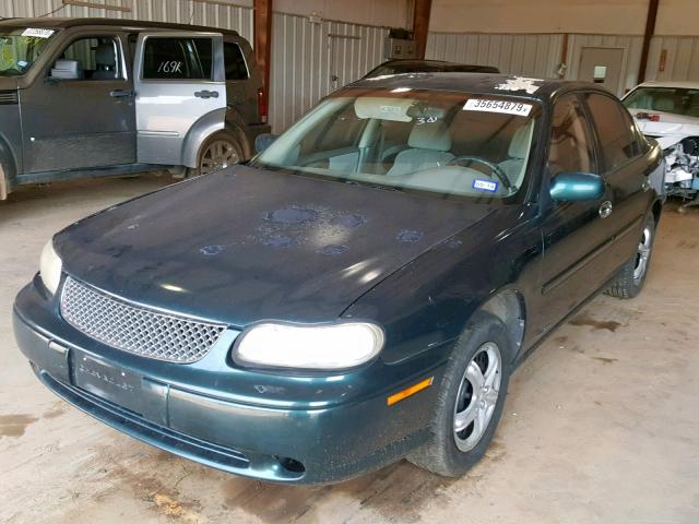 1G1ND52M8V6153102 - 1997 CHEVROLET MALIBU GREEN photo 2