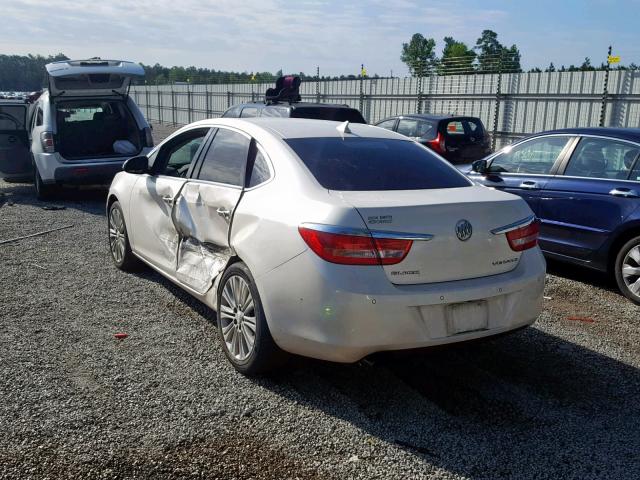 1G4PR5SK2D4227488 - 2013 BUICK VERANO CON WHITE photo 3