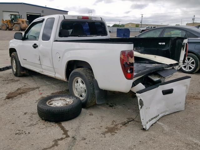 1GCCS198458252395 - 2005 CHEVROLET COLORADO WHITE photo 3