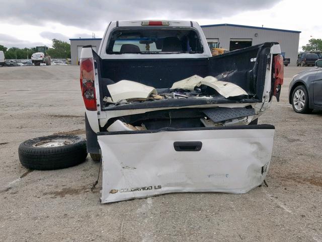 1GCCS198458252395 - 2005 CHEVROLET COLORADO WHITE photo 9