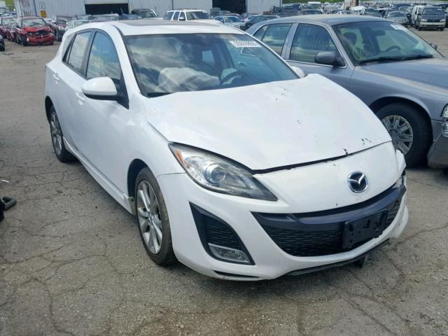 JM1BL1H55A1285408 - 2010 MAZDA 3 S WHITE photo 1