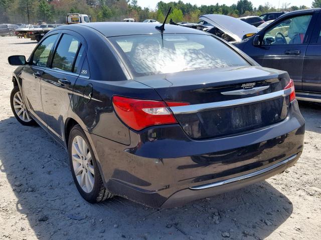 1C3CCBBB2DN557424 - 2013 CHRYSLER 200 TOURIN BLACK photo 3