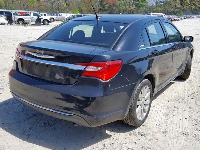 1C3CCBBB2DN557424 - 2013 CHRYSLER 200 TOURIN BLACK photo 4