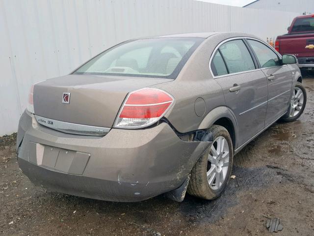 1G8ZS57N48F103358 - 2008 SATURN AURA XE BROWN photo 4