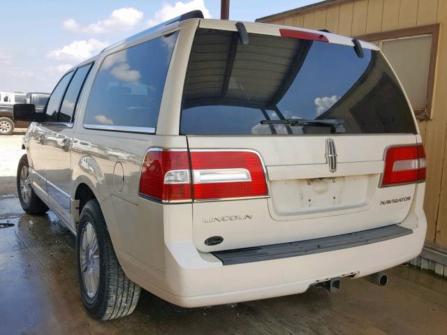 5LMFL27598LJ15150 - 2008 LINCOLN NAVIGATOR WHITE photo 3