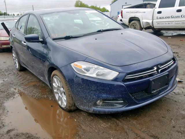 1C3CDFCH2DD309770 - 2013 DODGE DART LIMIT BLUE photo 1