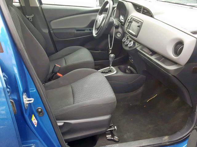 VNKKTUD31GA066483 - 2016 TOYOTA YARIS L BLUE photo 5