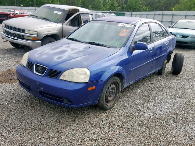 KL5JD56Z85K210469 - 2005 SUZUKI FORENZA S BLUE photo 2