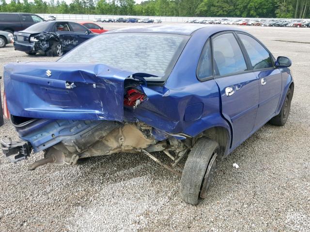 KL5JD56Z85K210469 - 2005 SUZUKI FORENZA S BLUE photo 4