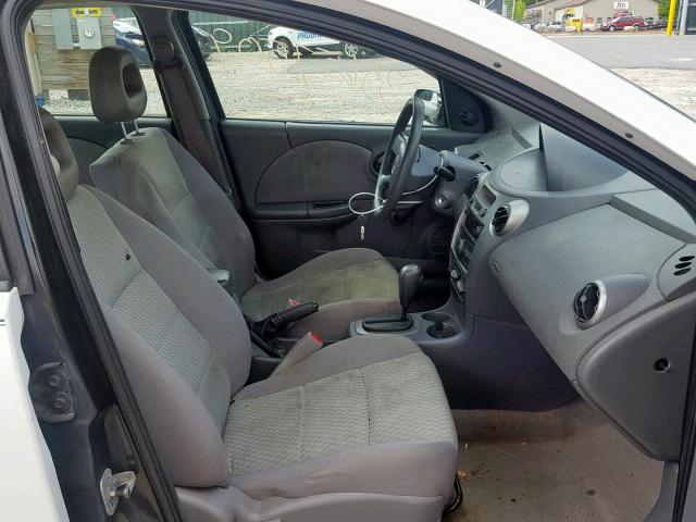 1G8AJ55F17Z126296 - 2007 SATURN ION LEVEL WHITE photo 5