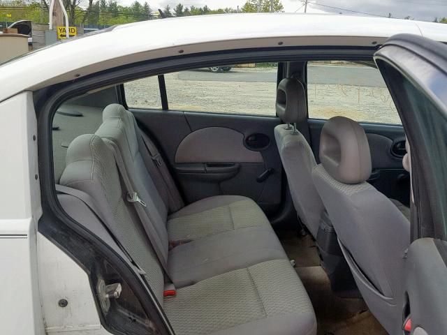 1G8AJ55F17Z126296 - 2007 SATURN ION LEVEL WHITE photo 6