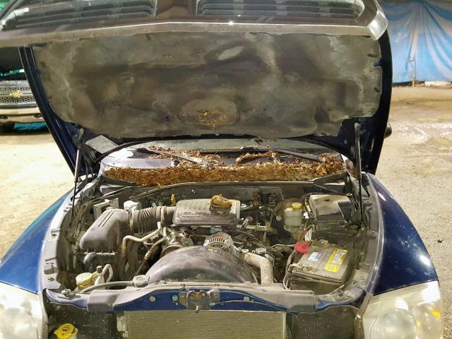 1D7HE28K85S288129 - 2005 DODGE DAKOTA QUA BLUE photo 7