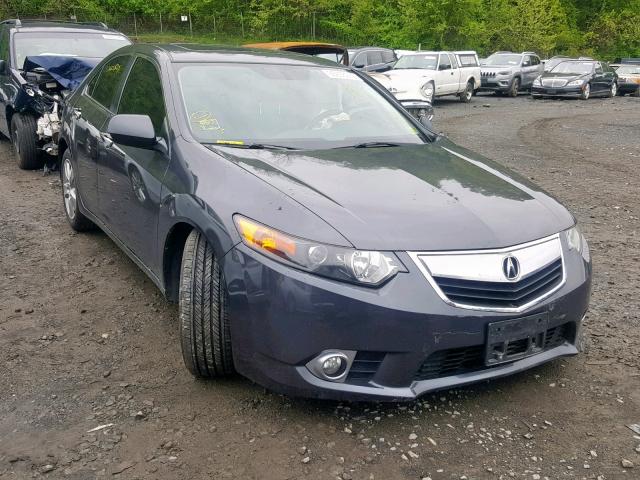 JH4CU2F6XEC005963 - 2014 ACURA TSX TECH GRAY photo 1