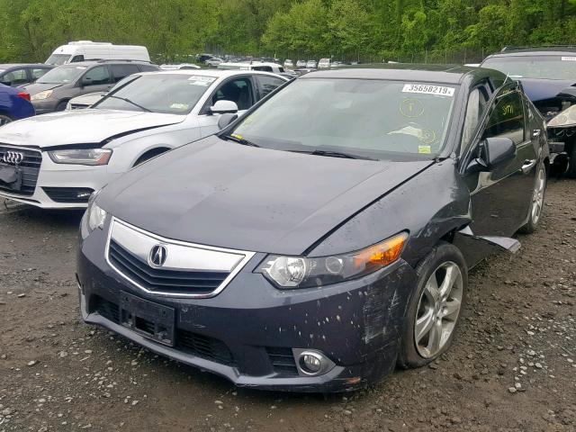 JH4CU2F6XEC005963 - 2014 ACURA TSX TECH GRAY photo 2