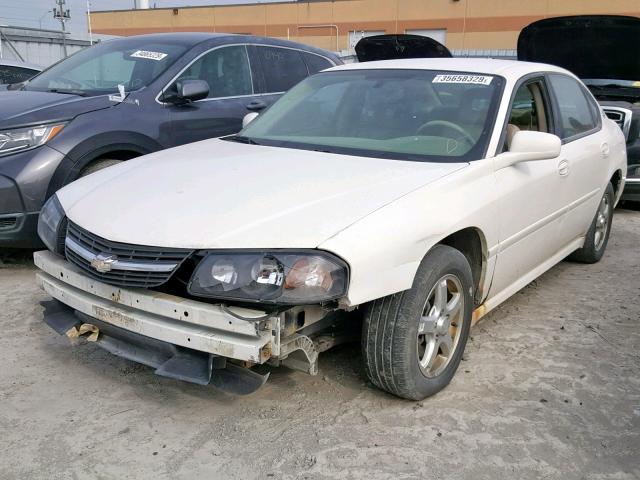 2G1WH55K059357646 - 2005 CHEVROLET IMPALA LS WHITE photo 2